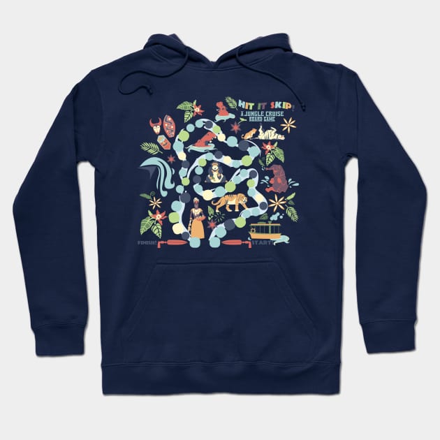 A Jungle Cruise Board Game Hoodie by SurefootDesigns